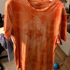 Tie Dye Hollister Shirt- Orange